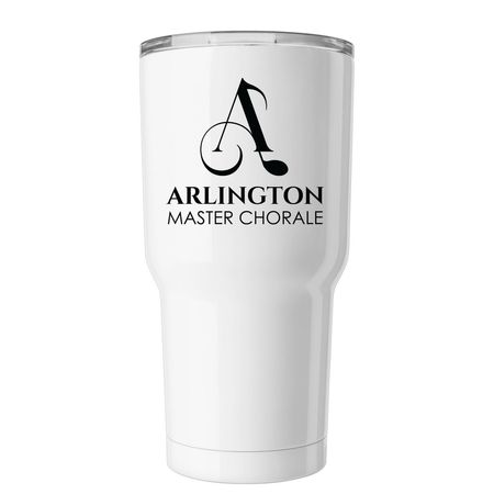 AMC Tumblers, a White Insulated Tumbler