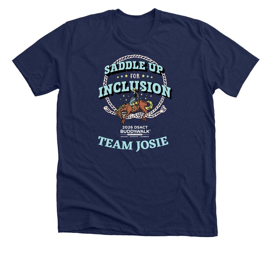 Team Josie T-shirt, a Solid Navy Blend Premium Unisex Tee