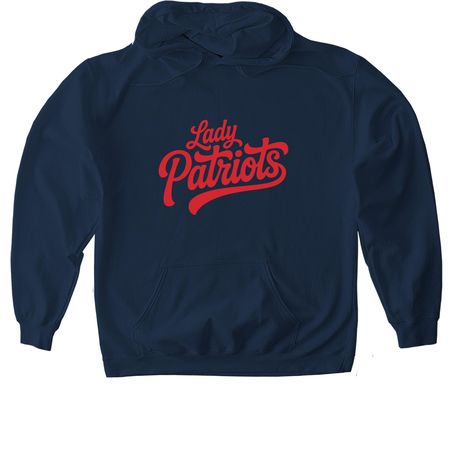 LADY PATRIOTS, a Navy Gildan Softstyle Pullover Hoodie