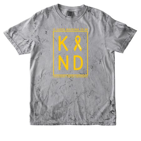 It costs nothing to be kind., a Smoke Comfort Colors Colorblast Tee