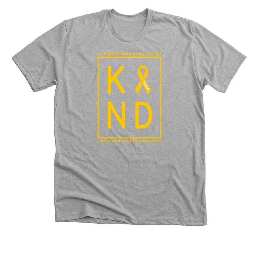 It costs nothing to be kind., a Athletic Heather Premium Unisex Tee