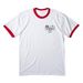 4th Annual Campoholic Campout, a White/ Red Cotton Ringer Tee