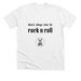 Time for Rock N Roll (Black), a Solid White Blend Premium Unisex Tee