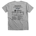 2026 World Fragile X Day Black Logo_&nbsp;, a Athletic Heather Premium V-Neck Tee (back-view)