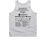 2026 World Fragile X Day Black Logo_&nbsp;, a Sport Grey Classic Unisex Tank Top (back-view)