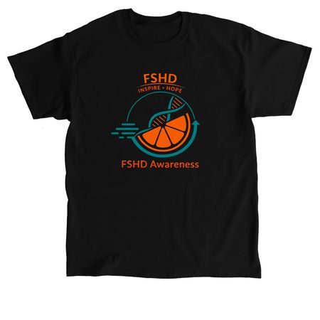 FSHD Awareness T-Shirt, a Black Classic Unisex Tee