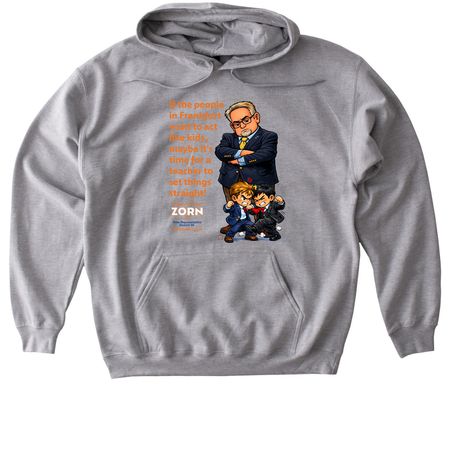 Woody's Teacher tee, a Sport Grey Gildan Softstyle Pullover Hoodie