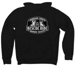 Harrison County Iowa Humane Society, a Black Premium Pullover Hoodie (back-view)