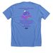 Once Upon A Mattress Shirts, a Heather Columbia Blue Premium Unisex Tee (back-view)
