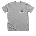 THPF 2026 Design, a Athletic Heather Premium Unisex Tee (back-view)