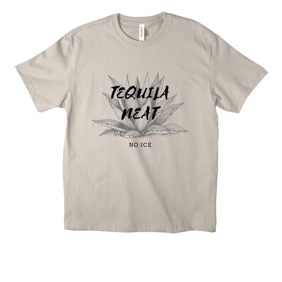 TEQUILA NEAT, a Dust Unisex Heavyweight Tee