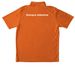 Performance Tops, a Deep Orange Unisex Performance Polo (back-view)