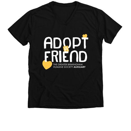 Auxiliary Board Shirt, a Solid Black Blend Premium V-Neck Tee