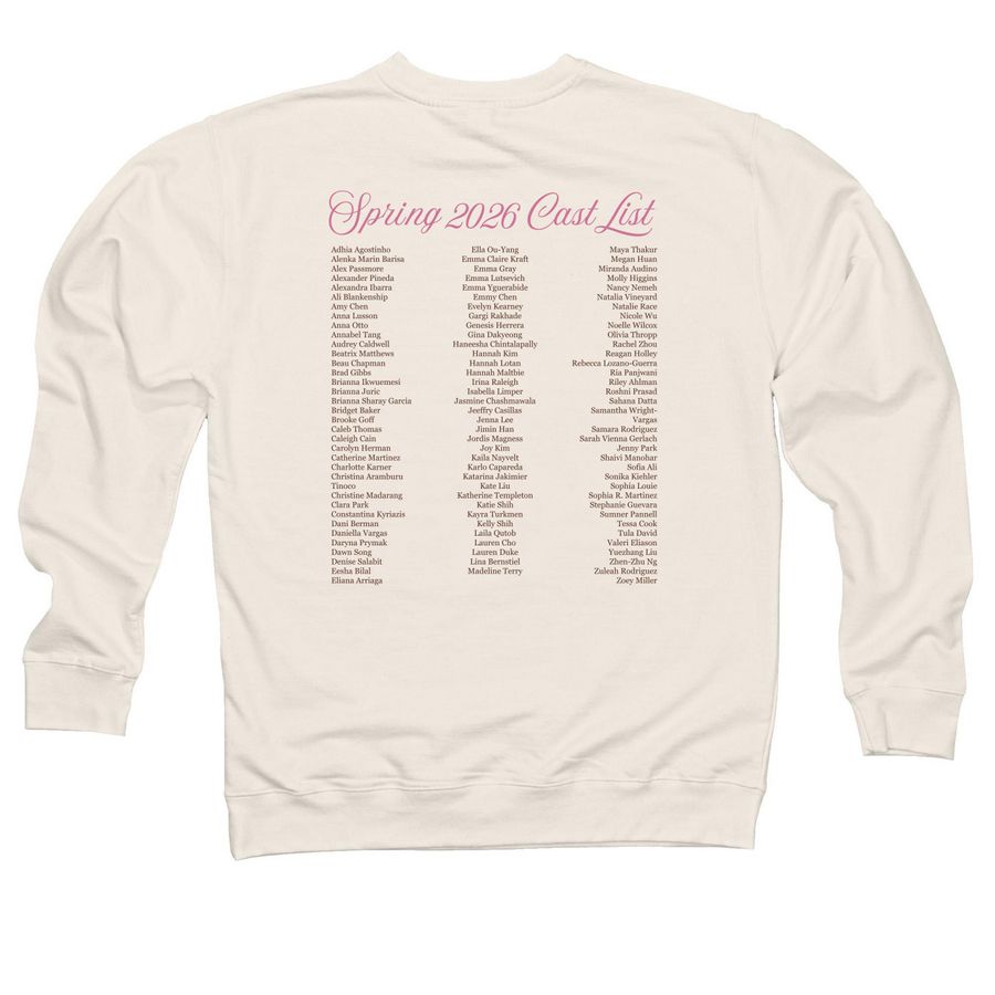 Texas Ballet Sleeping Beauty Sweatshirt&nbsp;, a Bone Midweight Crewneck Sweatshirt (back-view)