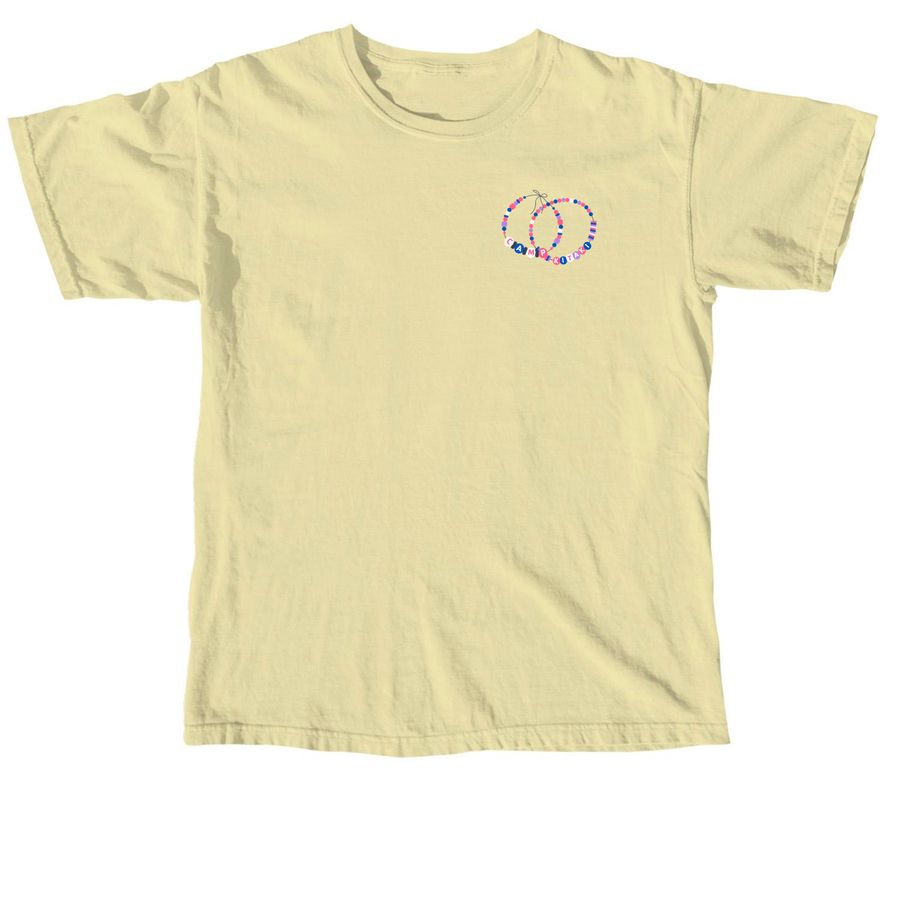 Friendship Bracelet, a Butter Comfort Colors Unisex Tee