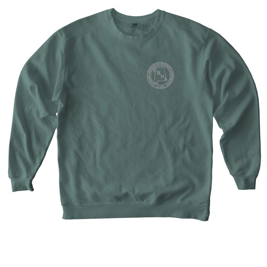Alabama Association of Nurse Anesthetists, a Blue Spruce Comfort Colors Crewneck Sweatshirt