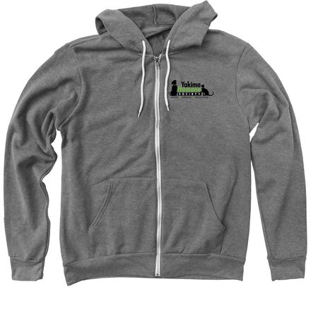 Rescue Mode: ON!, a Deep Heather Zip Up Hoodie