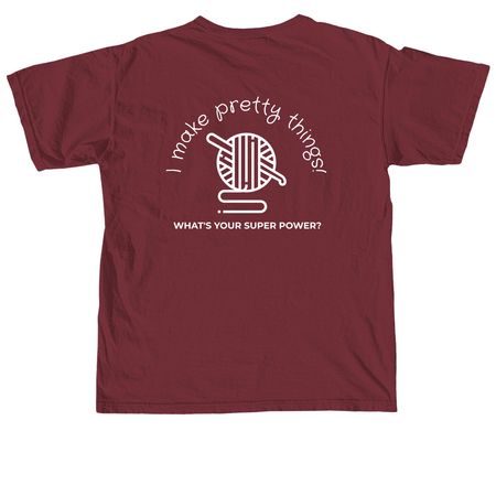 Pretty Things, a Brick Comfort Colors Unisex Tee