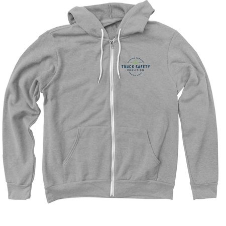 TSC Campaign, a Athletic Heather Zip Up Hoodie
