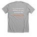 Running For A Cause&nbsp;, a Athletic Heather Premium Unisex Tee (back-view)