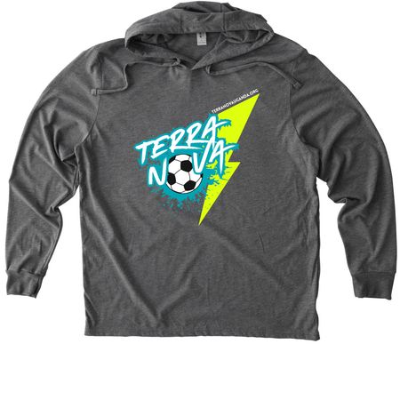 Terra Nova Lightning, a Aluminum Grey Allmade Eco Triblend Hoodie Tee