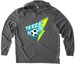 Terra Nova Lightning, a Aluminum Grey Allmade Eco Triblend Hoodie Tee