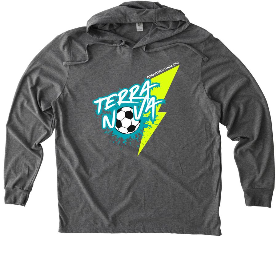Terra Nova Lightning, a Aluminum Grey Allmade Eco Triblend Hoodie Tee