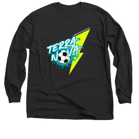 Terra Nova Lightning, a Black Classic Long Sleeve Tee