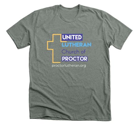 ULCP Logo Shirt, a Deep Heather Premium Unisex Tee