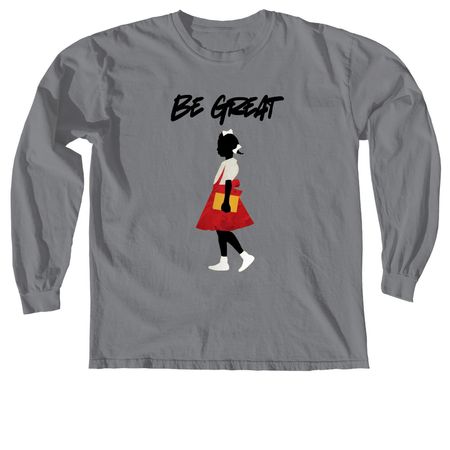 Walk Tall, a Granite Comfort Colors Long Sleeve Tee
