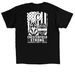 CHESTERFIELD STRONG, a Black Classic Unisex Tee (back-view)