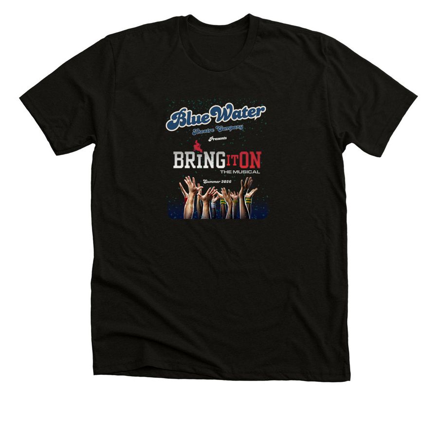 Bring It On: Show Shirts, a Black Heather Premium Unisex Tee