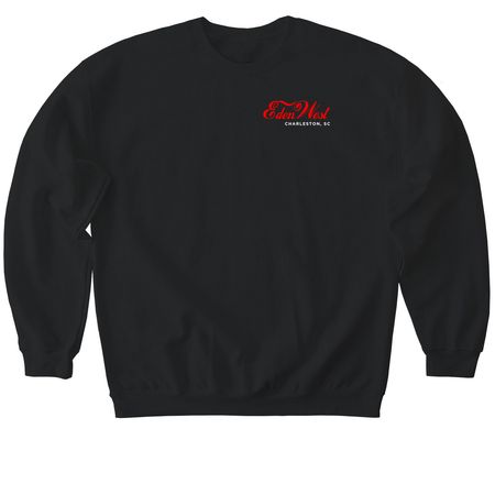 Full Sugar Coke (Eden West Version), a Black Softstyle Crewneck Sweatshirt