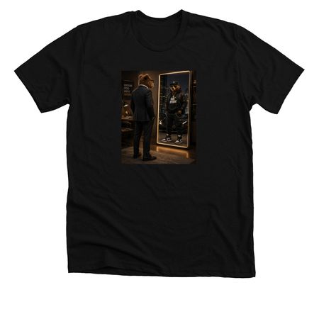 DISCIPLINE, FOCUS, HUSTLE, SUCCESS, a Solid Black Blend Premium Unisex Tee