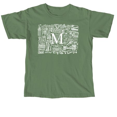 Macaulay Honors Doodle Design, a Hemp Comfort Colors Unisex Tee