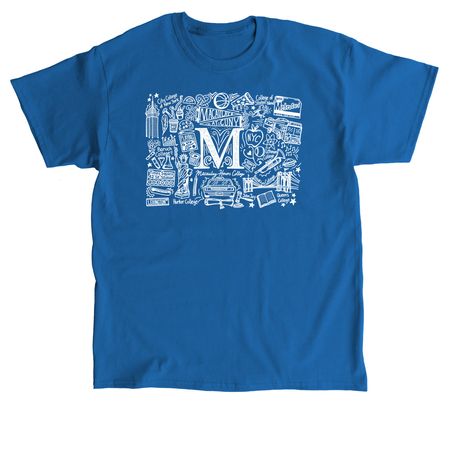 Macaulay Honors Doodle Design, a Royal Classic Unisex Tee