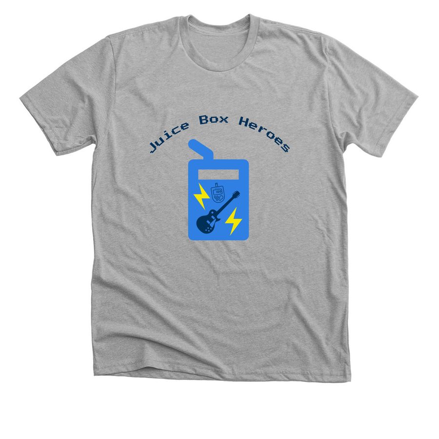 Team Juice Box Heroes Swag, a Athletic Heather Premium Unisex Tee
