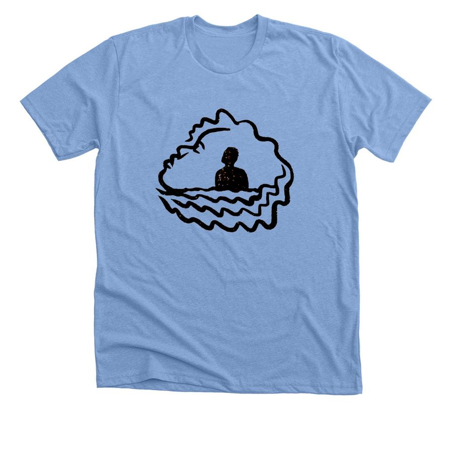 Water, a Heather Carolina Blue Premium Unisex Tee