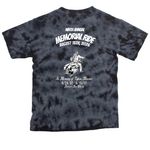 Ninth Annual Ride T-Shirt, a Black Youth Crystal Tie Dye Tee (back-view)