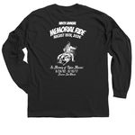 Ninth Annual Ride T-Shirt, a Black Classic Long Sleeve Tee (back-view)