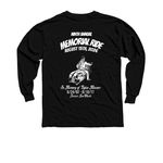 Ninth Annual Ride T-Shirt, a Black Youth Long Sleeve Tee (back-view)