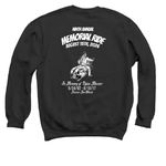 Ninth Annual Ride T-Shirt, a Black Crewneck Sweatshirt (back-view)