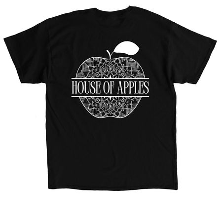 t-shirt, a Black Classic Unisex Tee (back-view)