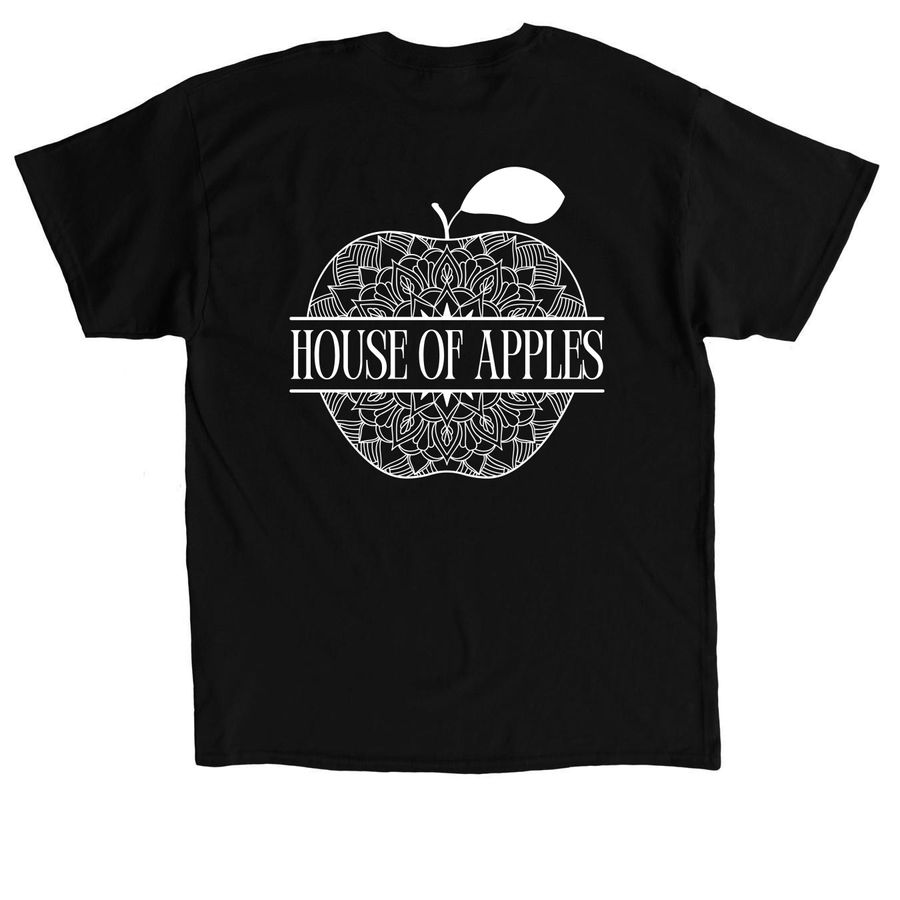 t-shirt, a Black Classic Unisex Tee (back-view)