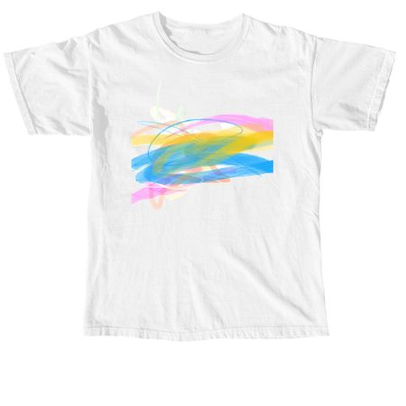 Abstract by Rhys, a White Comfort Colors Unisex Tee