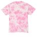 Takes a Village, a Bright Pink Crystal Tie Dye Tee (back-view)
