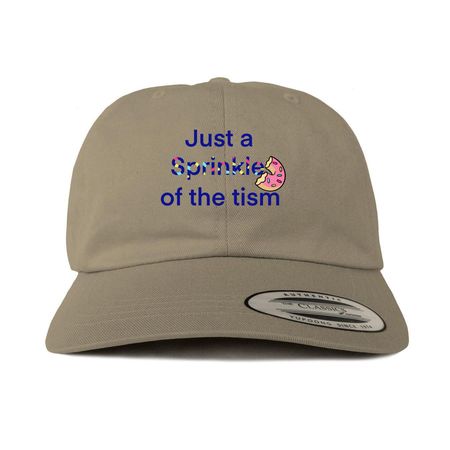 Just a Sprinkle, a Khaki Printed Classic Baseball Cap