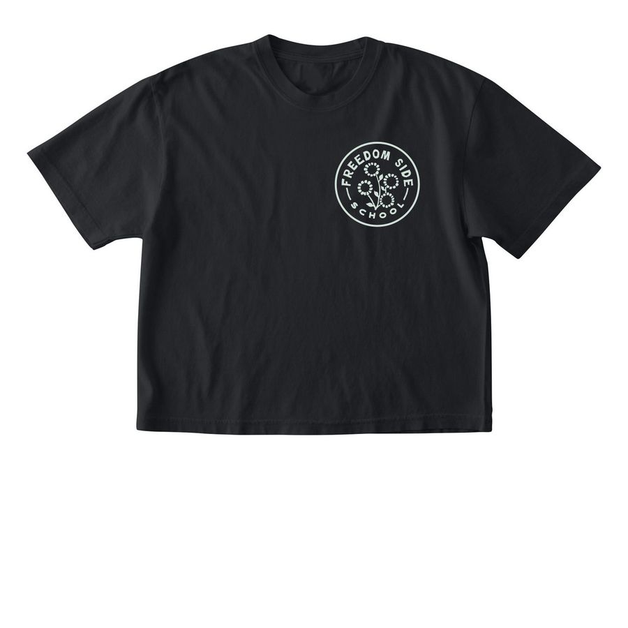 FSS - Seafoam Logo, a Black Comfort Colors Boxy Tee