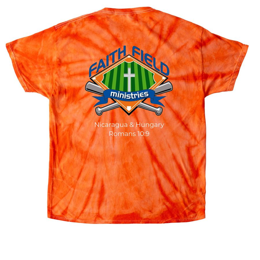 FFBM MISSION TRIPS SHIRTS 2026, a Orange Classic Tie Dye Tee