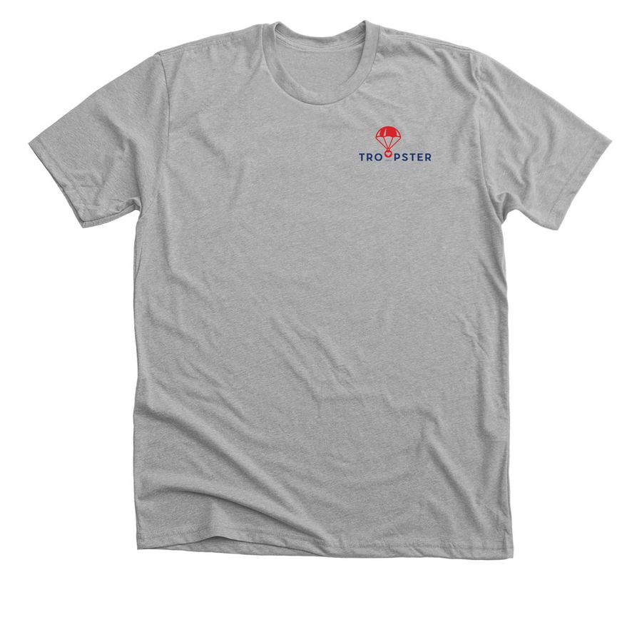 Troopster | America's 250th, a Athletic Heather Premium Unisex Tee
